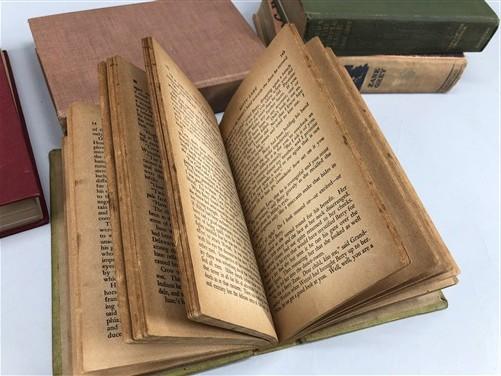 5 Zane Grey HC Lot, Vintage Hardcover Western Book Lot F