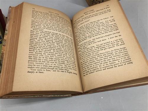 5 Zane Grey HC Lot, Vintage Hardcover Western Book Lot F