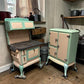 Charter Oak Stove, Polar Air Ice Box, Vintage Wood Burning Stove and Ice Box