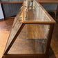 Slant Glass Countertop Display Case, Vintage Store Counter Display, Showcase