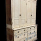 Primitive Farmhouse Pantry Cabinet Cupboard, Vintage Painted Kitchen Cabinet