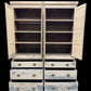 Primitive Farmhouse Pantry Cabinet Cupboard, Vintage Painted Kitchen Cabinet