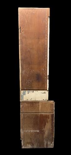Primitive Farmhouse Pantry Cabinet Cupboard, Vintage Painted Kitchen Cabinet
