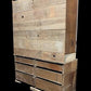 Primitive Farmhouse Pantry Cabinet Cupboard, Vintage Painted Kitchen Cabinet