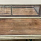 7' Brass Framed Countertop Glass Case, Vintage Retail Store Display, Showcase