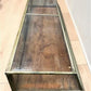 7' Brass Framed Countertop Glass Case, Vintage Retail Store Display, Showcase