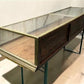 7' Brass Framed Countertop Glass Case, Vintage Retail Store Display, Showcase