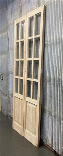 French Double Door (36x96) 8 Pane Glass European Styled Door EM34A