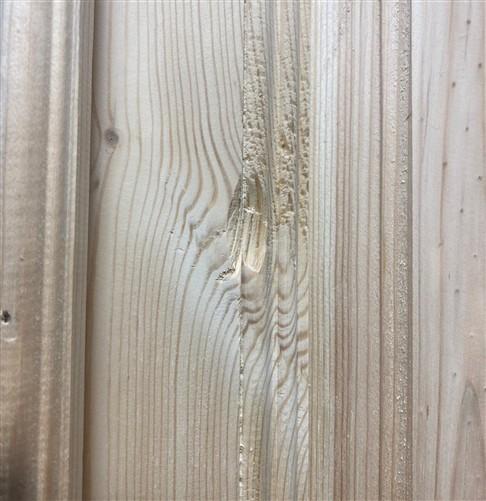 French Double Doors (21x80.5) Pine Interior Door, European Rustic Styled, NM11A