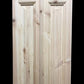 French Double Doors (21x80.5) Pine Interior Door, European Rustic Styled, NM11A