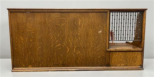 Cashier's Desk - Charge Register Stand, Vintage McClaskey Register System Desk