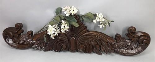 Crown Molding Header Trim Arch Door Window Pediment Architectural Salvage B52