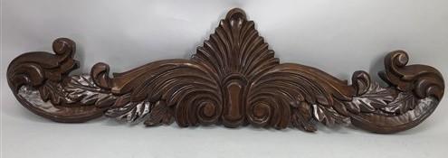 Crown Molding Header Trim Arch Door Window Pediment Architectural Salvage B52