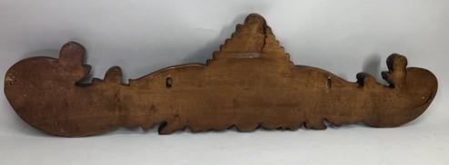 Crown Molding Header Trim Arch Door Window Pediment Architectural Salvage B52