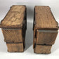 4 Sewing Machine Drawers Singer Treadle Cabinet, Sign Wood Cubbyholes B2