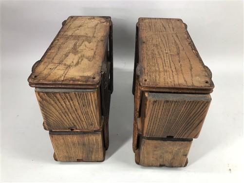 4 Sewing Machine Drawers Singer Treadle Cabinet, Sign Wood Cubbyholes B2