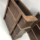 6 Sewing Machine Treadle Cabinet Drawers Singer Display Sign Wood Cubby Hole LX