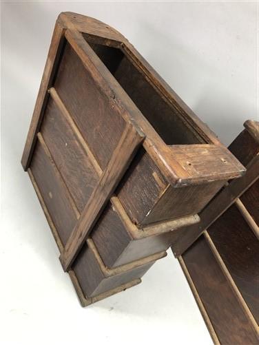 6 Sewing Machine Treadle Cabinet Drawers Singer Display Sign Wood Cubby Hole LX