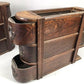 6 Sewing Machine Treadle Cabinet Drawers Singer Display Sign Wood Cubby Hole LX