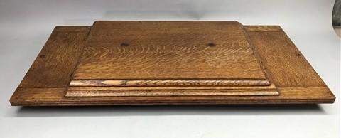 Singer Wood Table Top, Treadle Sewing Machine Base, Cabinet Part Vintage Z