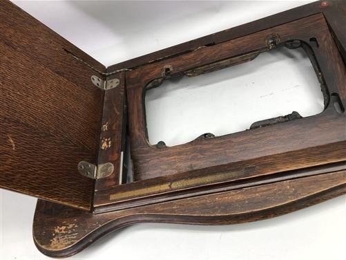 Singer Wood Table Top, Treadle Sewing Machine Base, Cabinet Part Vintage A1