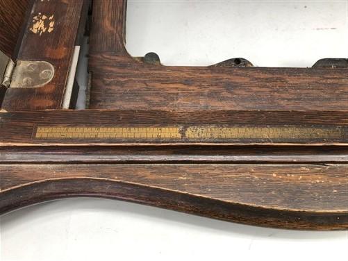 Singer Wood Table Top, Treadle Sewing Machine Base, Cabinet Part Vintage A1