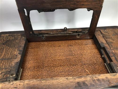 Singer Wood Table Top, Treadle Sewing Machine Base, Cabinet Part Vintage A1