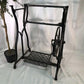 Treadle Sewing Machine, Cast Iron Base, Industrial Age Singer Steampunk RD