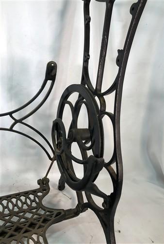 Treadle Sewing Machine, Cast Iron Base, Industrial Age Singer Steampunk RE