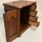 Victorian Wooden Cabinet, Vintage Bedside Cabinet, Commode w Drawers, Cupboard