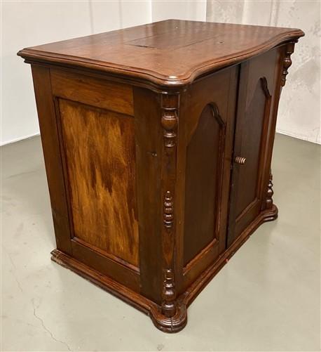 Victorian Wooden Cabinet, Vintage Bedside Cabinet, Commode w Drawers, Cupboard