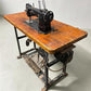 Vintage Pfaff 138-6 Industrial Zig Zag Sewing Machine w/Table, Clutch Motor