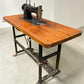 Vintage Pfaff 138-6 Industrial Zig Zag Sewing Machine w/Table, Clutch Motor