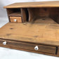 Portable Wood Desktop W/Cash Drawer, Vintage Countertop Cashier Payment Cabinet