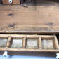 Portable Wood Desktop W/Cash Drawer, Vintage Countertop Cashier Payment Cabinet