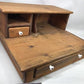 Portable Wood Desktop W/Cash Drawer, Vintage Countertop Cashier Payment Cabinet
