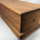 Portable Wood Desktop W/Cash Drawer, Vintage Countertop Cashier Payment Cabinet