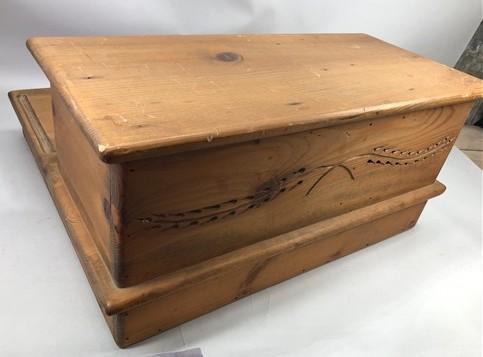Portable Wood Desktop W/Cash Drawer, Vintage Countertop Cashier Payment Cabinet