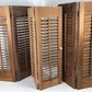 Lot Wood Shutters Victorian Window Louver Plantation Door Mission Vintage B17M