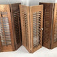 Lot Wood Shutters Victorian Window Louver Plantation Door Mission Vintage B17M