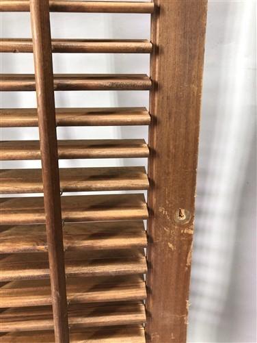 Lot Wood Shutters Victorian Window Louver Plantation Door Mission Vintage B17M