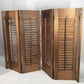 Lot Wood Shutters Victorian Window Louver Plantation Door Mission Vintage B17M