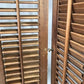 Lot Wood Shutters Victorian Window Louver Plantation Door Mission Vintage B17M