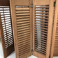 Lot Wood Shutters Victorian Window Louver Plantation Door Mission Vintage B17M