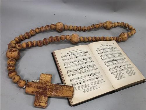 1889 St Basil's Hymnal, Antique Original Catholic Church Vespers Festival Music