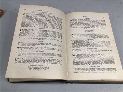 1889 St Basil's Hymnal, Antique Original Catholic Church Vespers Festival Music