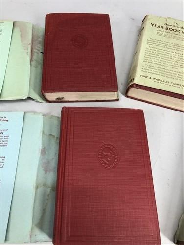 5 Funk & Wagnalls New Standard Encyclopedia Year Books 1933 1936 1941 1945 1949