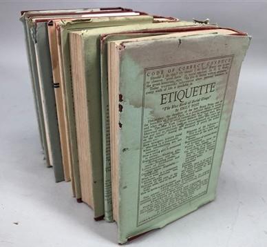 5 Funk & Wagnalls New Standard Encyclopedia Year Books 1933 1936 1941 1945 1949