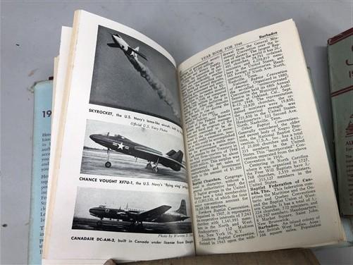 5 Funk & Wagnalls New Standard Encyclopedia Year Books 1933 1936 1941 1945 1949