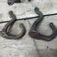 Lot 9 Rustic Cast Iron Hooks, Metal Coat Hoods, Cast Iron Wall Hooks, Hat Hooks
